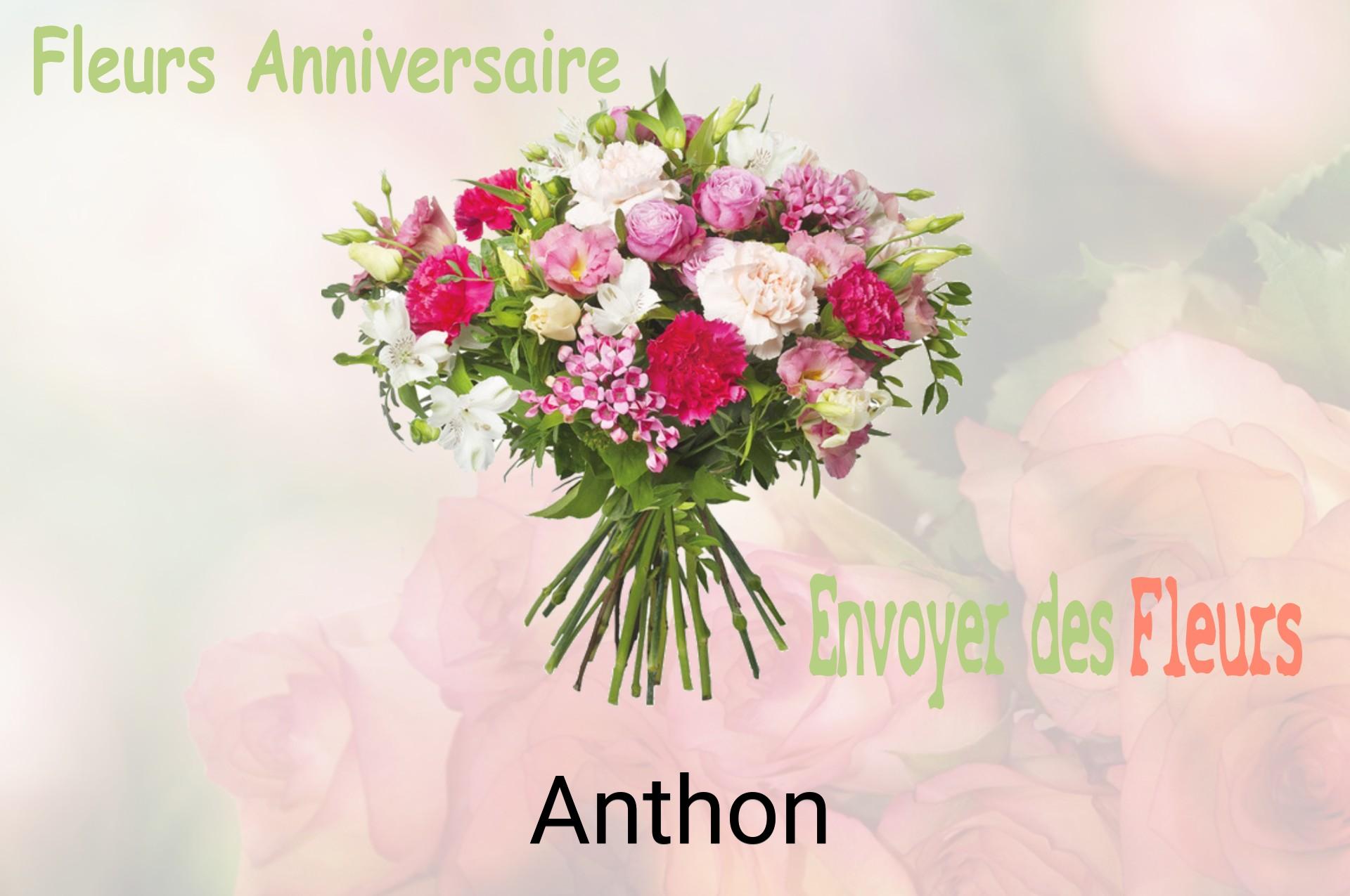 Bouquet de fleurs d’anniversaire livré à Anthon